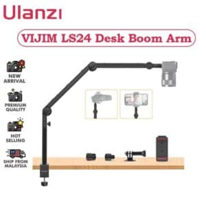 Gadgetoo Ulanzi Vijim Ls24 Desk Boom Arm For Microphone, Dslr Camera, Smartphone &Amp; Blue Yeti