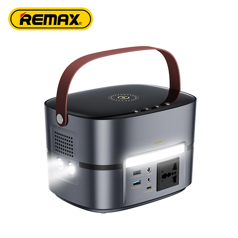 REMAX RPP-515 300W Digital Display Multifunctional Portable Power Station Fast Charging Power Bank 80000mAh with LED Light