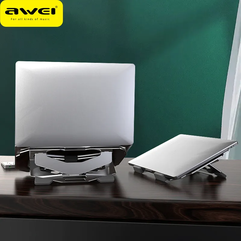 Awei X37 Laptop Stand Holder Universal Foldable Holder Aluminum Alloy