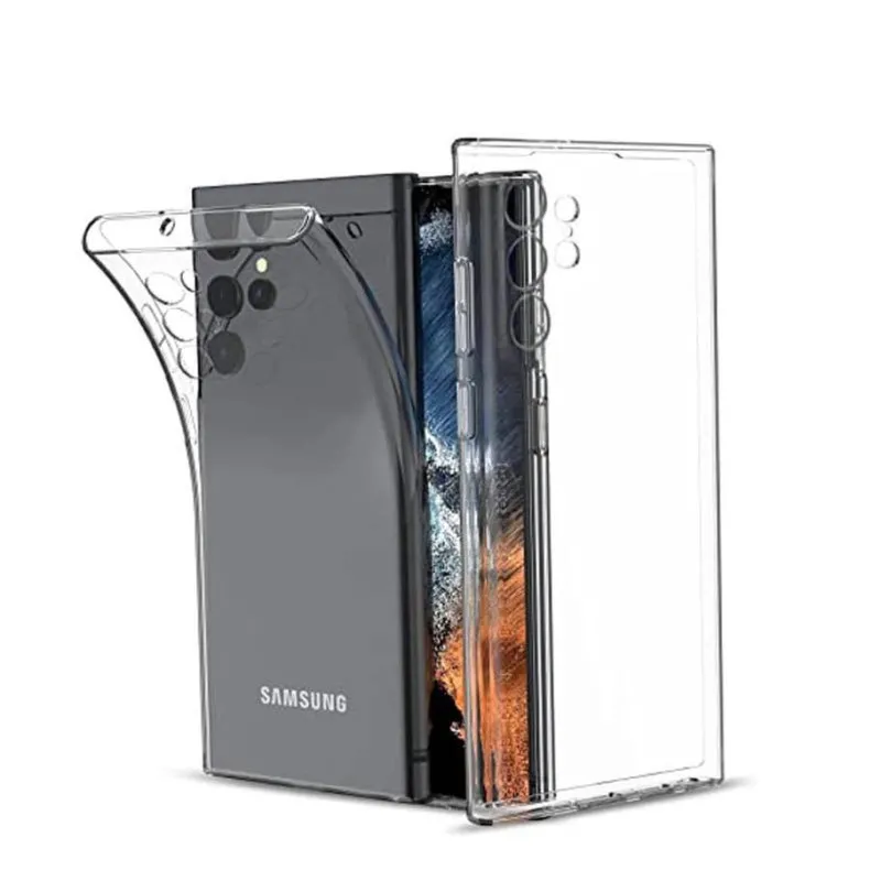 Ultra Slim Crystal Clear Camera Protection Case for Samsung S22 Ultra