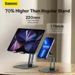 Baseus Desktop Biaxial Foldable Metal Stand for Phones - Image 2