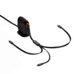 Baseus Traction Series Retractable 3-in-1 Fast Charging Cable Desktop Organizer Type-C to M+L+C 100W - Image 2