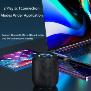 Gadgetoo Awei Y526 Tws Mini Portable Outdoor Wireless Bluetooth V5.0 Speaker Sound System Ipx4 Waterproof Cod
