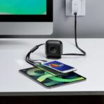 Baseus Traction Series Retractable 3-in-1 Fast Charging Cable Desktop Organizer Type-C to M+L+C 100W - Image 4