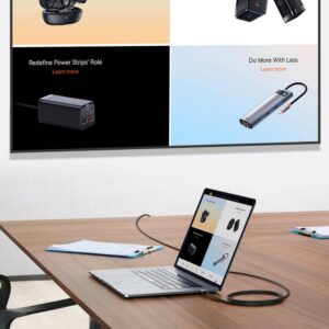 Gadgetoo Baseus High Definition Series Graphene4K 60Hz Hdmi To Hdmi Adapter Cable 1 Meter