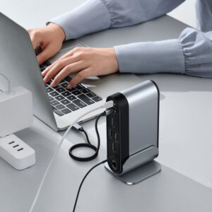 Gadgetoo Baseus Working Station Four-Screen Multifunctional Type-C Hub Adapter (Update Version)