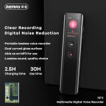 REMAX RP3 Digital Voice Recorder 64GB Built-in Memory - Image 8