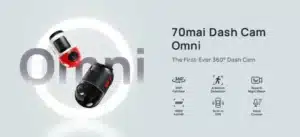Gadgetoo 70Mai Dash Camera X200 Omni 360° Digree Dash Camera 64Gb – Black
