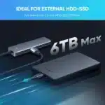 UGREEN CM219 4-Port USB 3.0 HUB with USB-C Power Supply - Image 3