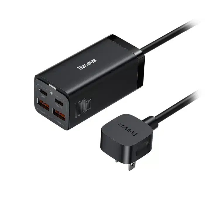 Baseus Gan3 Pro 4 Ports Desktop Charger 100W - Image 1