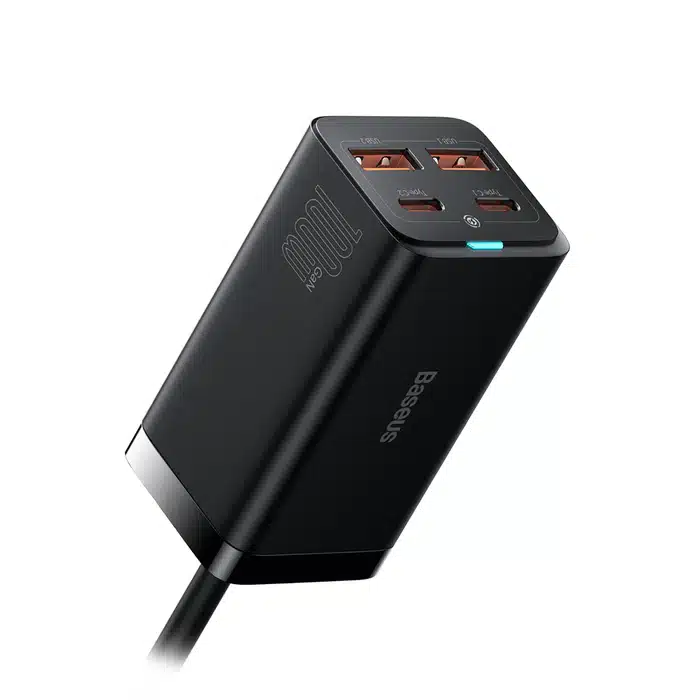 Baseus Gan3 Pro 4 Ports Desktop Charger 100W - Image 2