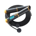 Sport Skipping Rope or Ropeless Fitness With Intelligent Electronic Counting Timer