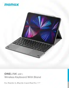 Gadgetoo Momax Kb1 Onelink Wireless Keyboard With Stand For Ipad Pro 10.9 / 11 Inch