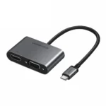 Ugreen 50505 CM162 Type-C to HDMI + VGA Aluminum Case With PD
