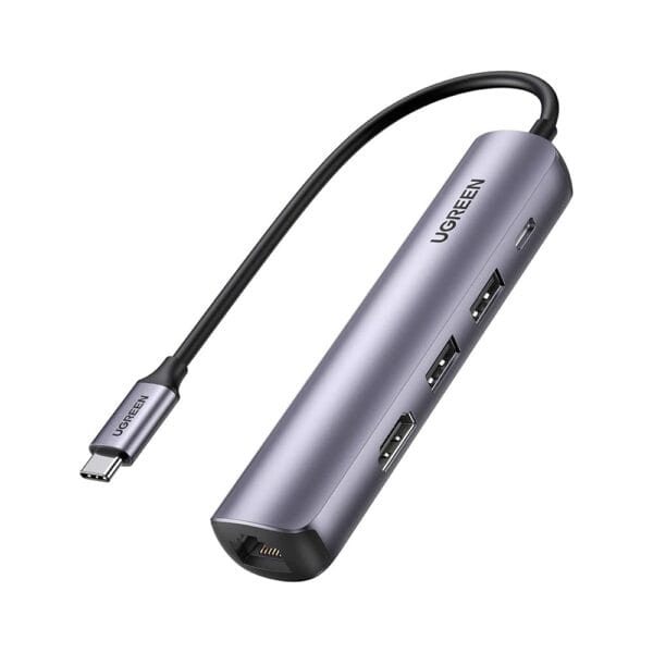UGREEN CM418 Ultra Slim 5-in-1 USB C HUB with Ethernet and HDMI