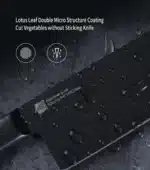 Xiaomi Huohou Cool Black Non-Stick Stainless Steel Knife Set (2pcs)