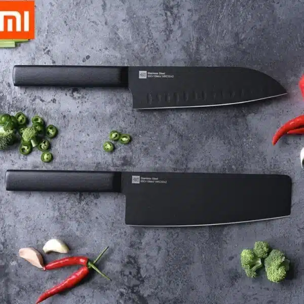 Xiaomi Huohou Cool Black Non-Stick Stainless Steel Knife Set (2pcs)