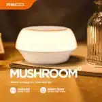 Recci RCW-21 15W Mushroom Wireless Charging and LED Small Night Light