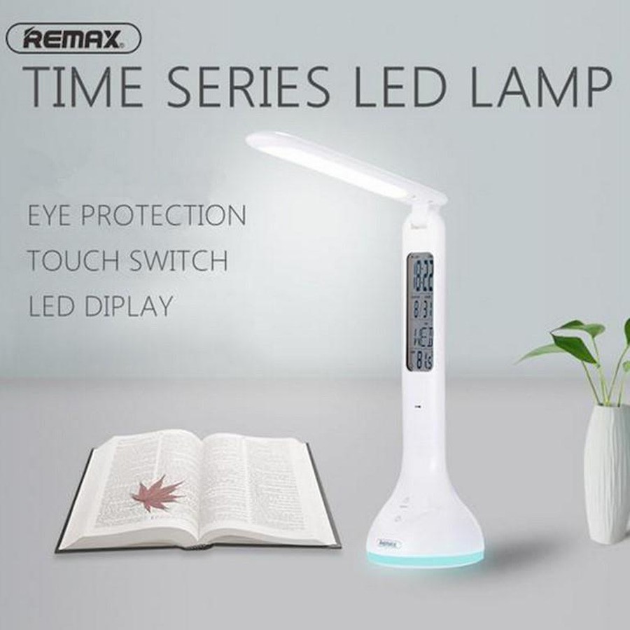 Remax RT-E185 Time Series Rechargeable LED Table Lamp With Calendar And Eye Protection White