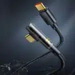Mcdodo 100W Right Angle USB-C to USB-C Transparent Cable