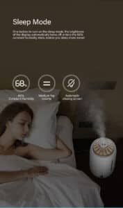 Gadgetoo Xiaomi Deerma Led Screen Air Humidifier Aroma Diffuser Oil Ultrasonic Fog 5L