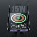 RECCI Mars Series Transparent Magnetic 15W Wireless Charging Car Holder (RHO-C31)