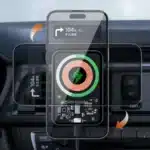 RECCI Mars Series Transparent Magnetic 15W Wireless Charging Car Holder (RHO-C31)