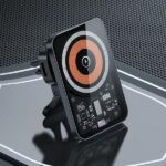 RECCI Mars Series Transparent Magnetic 15W Wireless Charging Car Holder (RHO-C31)