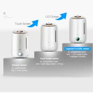 Gadgetoo Xiaomi Deerma Led Screen Air Humidifier Aroma Diffuser Oil Ultrasonic Fog 5L