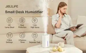 Gadgetoo Jisulife Humidifier Hu12 High-Frequency Ultrasonic Desk Humidifier