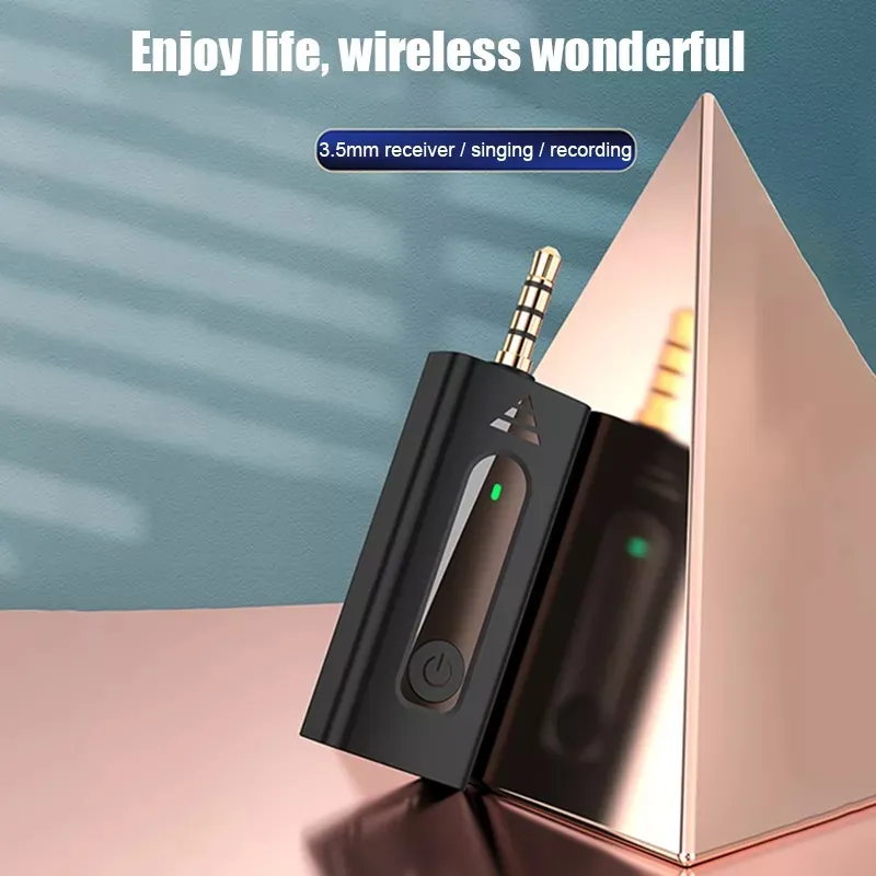 K35 Single Wireless Microphone For 3.5mm Supported Devices