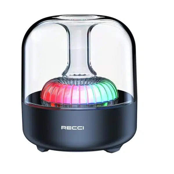RECCI RSK-W31 LED Dazzling Light Ring Amber Wireless Speaker