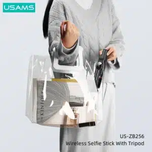 Gadgetoo Usams Us-Zb256 Wireless Selfie Stick With Tripod