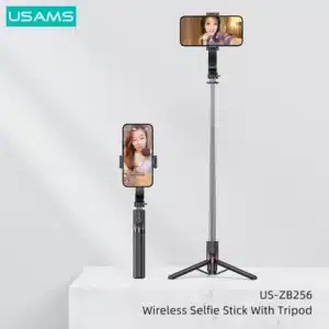 Gadgetoo Usams Us-Zb256 Wireless Selfie Stick With Tripod