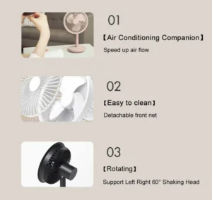Gadgetoo Xiaomi Solove F5 Pro F5P Smart Desktop Extendable Fan