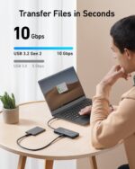 Anker 555 USB-C Hub (8-in-1) 100W Power Delivery, 4K 60Hz HDMI Port (A8383) - Image 3