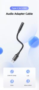 Gadgetoo Usams Us-Sj599 Au16 Type-C To 3.5Dc Audio Dongle (Dac Support)