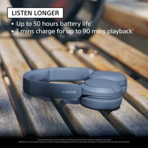 Gadgetoo Sony Wh-Ch520 Wireless Headphones Bluetooth On-Ear Headset With Microphone