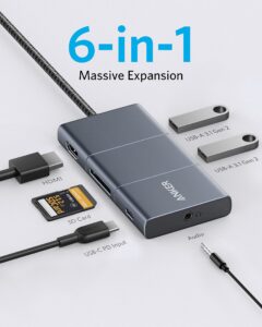 Gadgetoo Anker Powerexpand 6-In-1 Usb-C 10 Gbps Hub Gadgetoo Anker Powerexpand 6-In-1 Usb-C 10 Gbps Hub