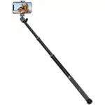 MOMAX Tripod Hero Portable Lightweight Camera Tripod Monopod Stand with Phone Clip TRS7