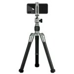MOMAX Tripod Hero Portable Lightweight Camera Tripod Monopod Stand with Phone Clip TRS7