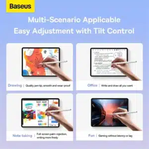 Gadgetoo Baseus Smooth Writing 2 Active Passive Stylus Pen With Led Indicator