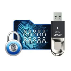 Gadgetoo Lexar Jumpdrive Fingerprint F35 Usb 3.0 Pen Drive 64Gb / 128Gb
