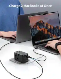 Gadgetoo Momax 1-World Ua10 100W Gan 4 Ports + Ac Travel Adapter