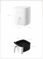Xiaomi Mijia 4L Smart Air Fryer - Oil-Free 360° Hot Air Fryer, Healthy Multifunctional Fryer