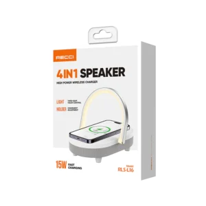 Gadgetoo Recci Rls-L16 4 In1 Speaker Wireless Charger Gadgetoo Recci Rls-L16 4 In1 Speaker Wireless Charger