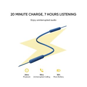 Gadgetoo Realme Buds Wireless 3 In-Ear Neckband Bluetooth Headphones 30Db Anc