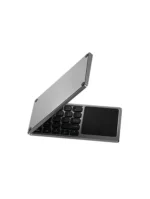WiWU Wireless Laptop Keyboard 81 keys portable Foldable PC tablet keyboard aluminum alloy keyboard with touch pad - Image 2