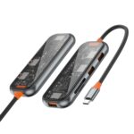 WiWU 5 in 1 Cyber Series Multi-function USB-C / Type-C Docking Station HUB