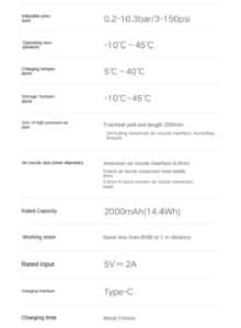 Gadgetoo Xiaomi Mijia Air Compressor 2 Portable Universal Electric Air Pump 2